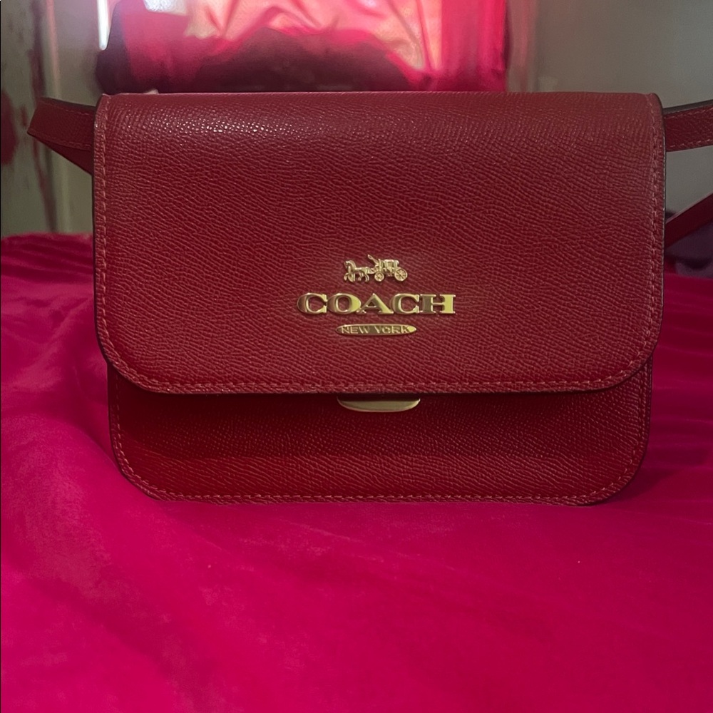 Coach Cherry Red Crossbody Bag